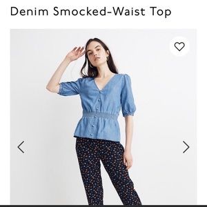 Madewell Denim Top